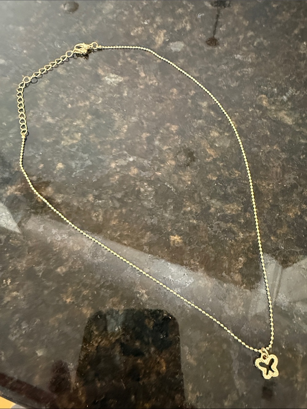Gold-Plated Butterfly Pendant Necklace from Anthropologie!!🔥🔥🔥 - Picture 4 of 13
